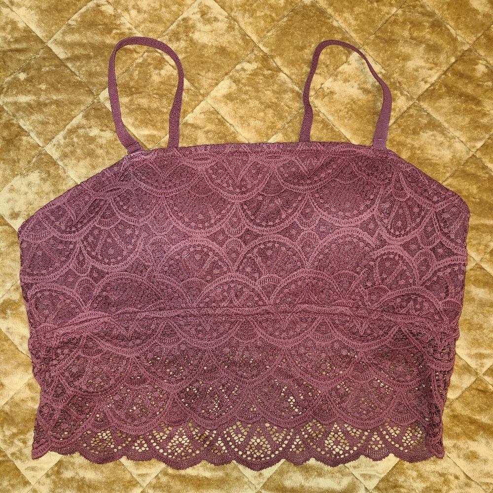 Maroon Bralette